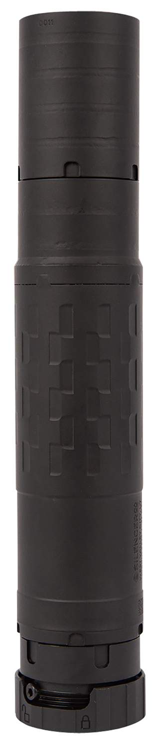 SilencerCo SU5107 Hybrid 46M  Multi-Caliber 1.57″ Diameter Black Titanium/Inconel/Stainless Steel