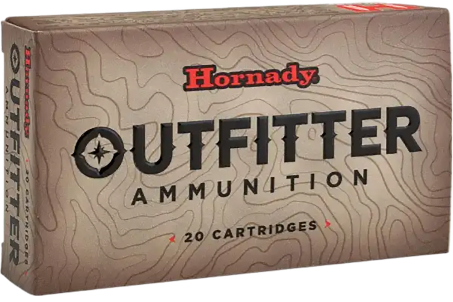 Hornady 823374 Outfitter  375Ruger 250gr Copper Alloy eXpanding 20 Per Box/6 Case