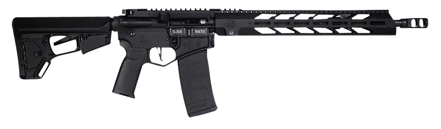 Diamondback DB1758K001 DB15  5.56x45mm NATO 16″ 30+1 Black Adjustable Magpul ACS-L Stock Black Magpul MOE-K2+ Grip