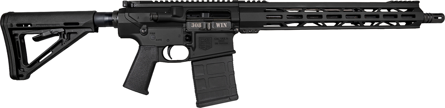 Diamondback DB1018C001 DB10  308 Win 20+1 16″ Nitride Treated Threaded Steel Barrel w/A2 .30 Cal Flash Hider, A3 Flattop Upper, 15″ M-LOK Handguard, Magpul MOE Carbine Stock, Magpul MOE K Grip