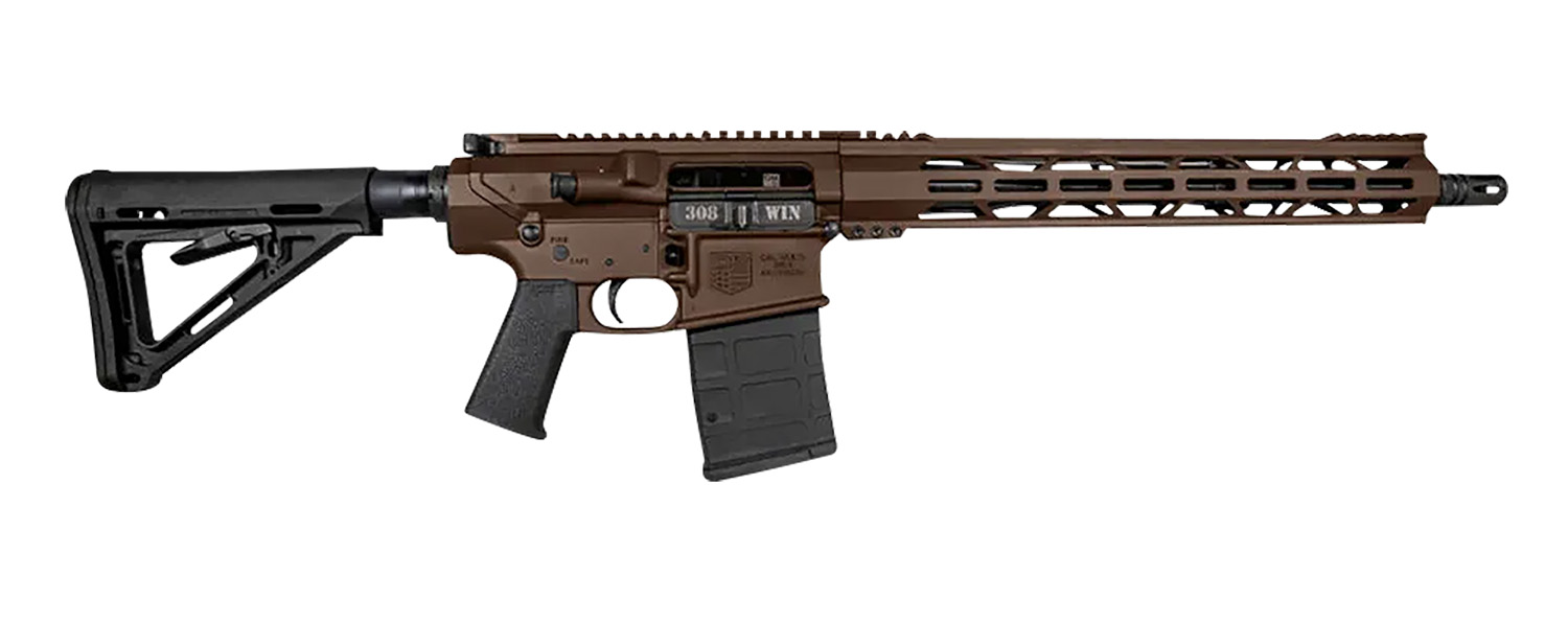 Diamondback DB1018C071 DB10  308 Win 16″ 20+1 Midnight Bronze Magpul MOE Carbine Stock Black Magpul MOE-K Grip 15″ M-Lok