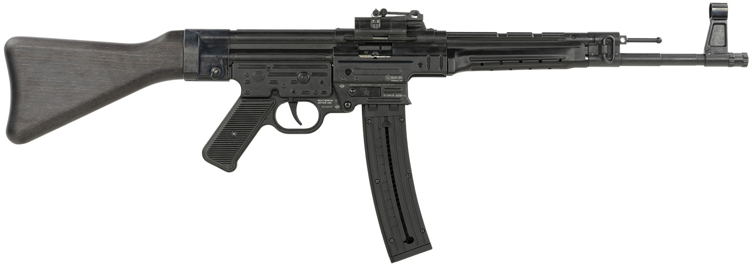 Mauser Rimfire 4440018 STG-44  Full Size 22 LR 25+1 16.50″ Black Steel Barrel, Black Steel Receiver, Black Wood Fixed Stock