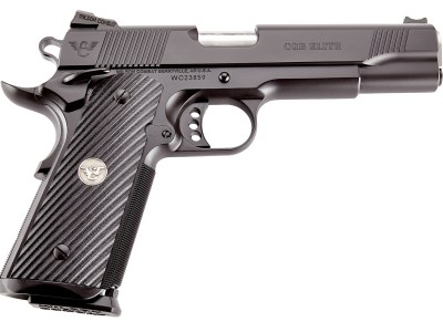 Wilson Combat CQBEFS45A CQB Elite 45 ACP 8+1 5″ Stainless Match Grade Barrel, Black Serrated Carbon Steel Slide, Black Carbon Steel Frame w/Beavertail, Black G10 Starburst Grip