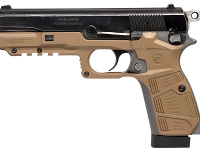 Recover Tactical HPC-02 Grip & Rail System  Tan Polymer Picatinny for Browning Hi-Power