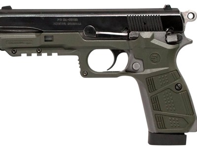 Recover Tactical HPC03 Grip & Rail System  OD Green Polymer Picatinny for Browning Hi-Power