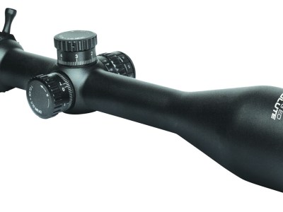 Konus 7179 Absolute  Black 5-40x 56mm 30mm Tube Illuminated Etched Modified Mil-Dot Reticle Features Throw Lever
