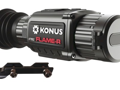 Konus 7952 Flame-R  Thermal Rifle Scope Hand Held/Mountable Scope Black 2.5-20x Multi Reticle 256×192 Resolution Zoom Digital 1x/2x/4x/8x