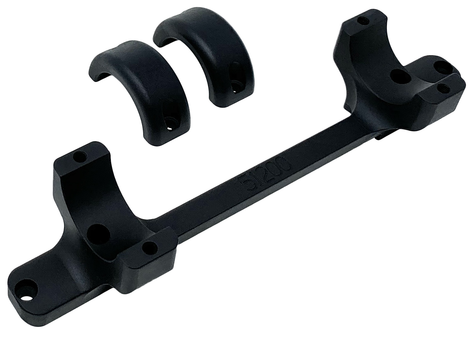 DNZ 51200 Game Reaper-Savage Scope Mount/Ring Combo Matte Black 1″