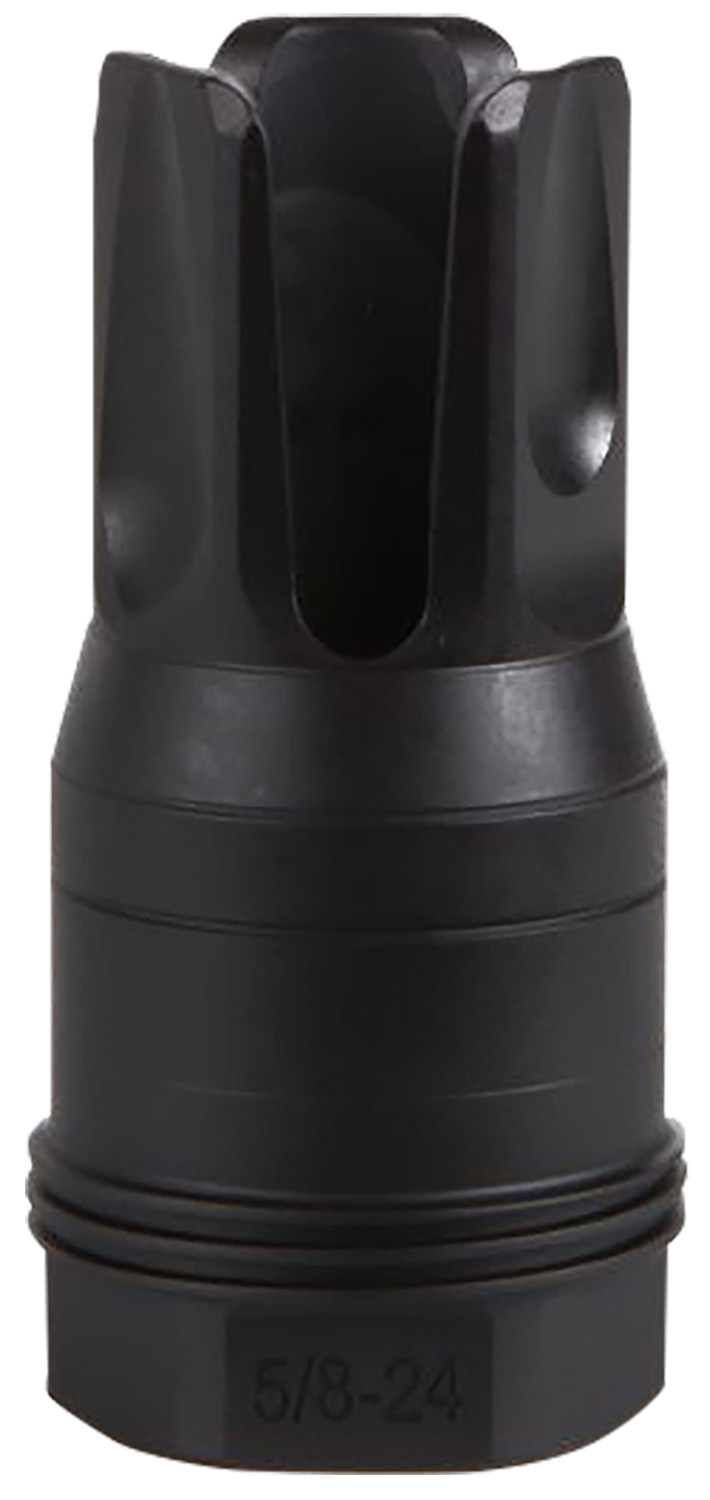 Sig Sauer SL76258X2490DEGF Clutch-Lok QD Q.D. Flash Hider Black Stainless Steel with 5/8″ 24 tpi Threads for 7.62mm 90 Degree Taper