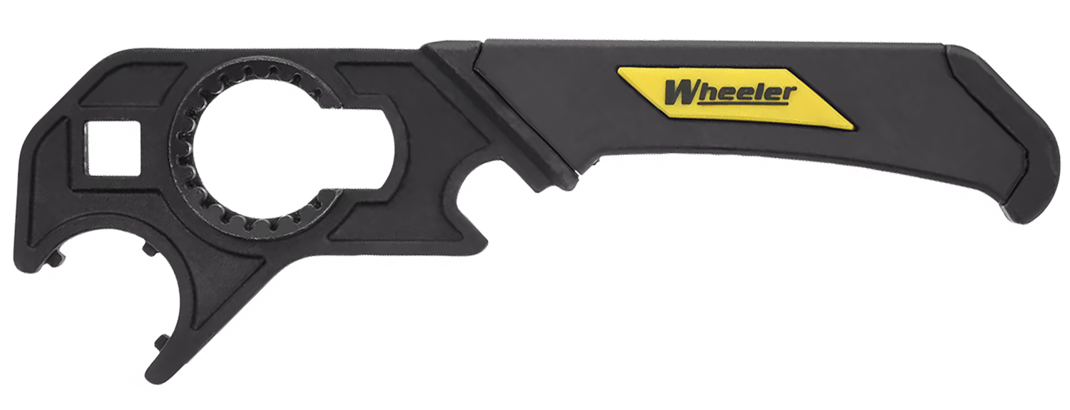 Wheeler 1099561 Professional Armorer’s Wrench Black/Yellow Steel AR Platform Firearm 1 Pieces