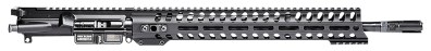 Patriot Ordnance Factory  Minuteman Complete Upper 5.56x45mm NATO 16.50″ Black Nitride Barrel Aluminum Black Anodized Receiver 14.50″ M-LOK Handguard Lo Pro DI Gas Block (Mid Length)