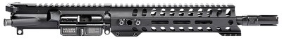 Patriot Ordnance Factory  Minuteman Complete Upper 5.56x45mm NATO 10.50″ Black Nitride Barrel Aluminum Black Anodized Receiver 9″ M-LOK Handguard Lo Pro DI Gas Block (Mid Length)
