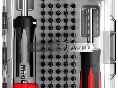 Real Avid AVSTDMS Smart-Torq & Driver Master Set Black Oxide Universal Firearm 83 Pieces