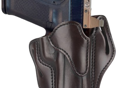 1791 Gunleather ORBH23SBRR BH2.3 Optic Ready OWB Size 2.3 Signature Brown Leather Belt Slide Compatible w/Glock 17/20/21/22/31/34/35/40/41/S&W M&P Shield Right Hand