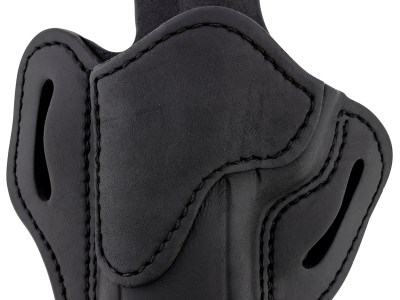 1791 Gunleather ORBH24SBLL BH2.4 Optic Ready OWB 2.4 Stealth Black Leather Belt Slide Fits Walther PPQ/Sig P320/Springfield XD-M Left Hand