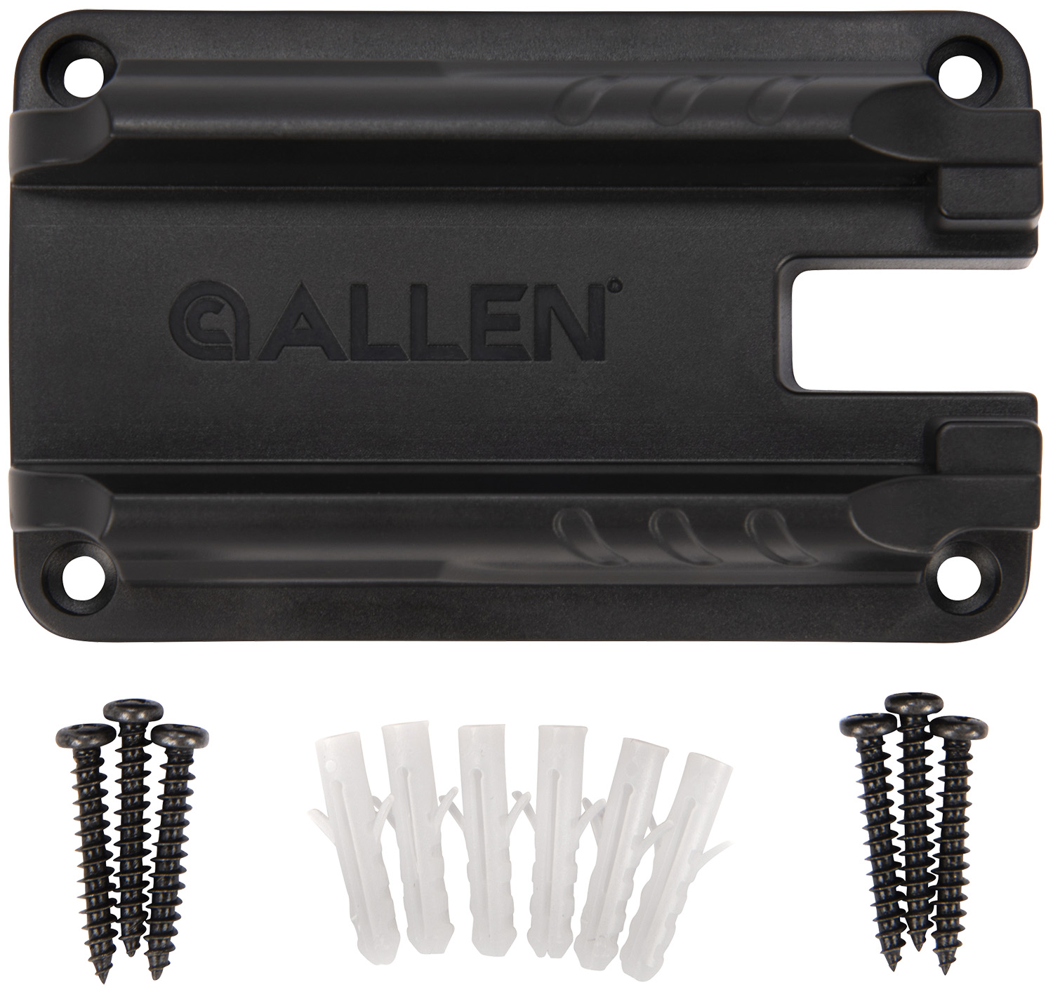 Allen 5648 Gun Ready Rail Handgun Magnet Black Metal Holds 1 Handgun