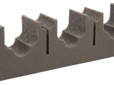 Allen 5658 Firearm & Fishing Rod Magnetic Holder Black Metal/Foam Holds 3 Rifle/Shotgun