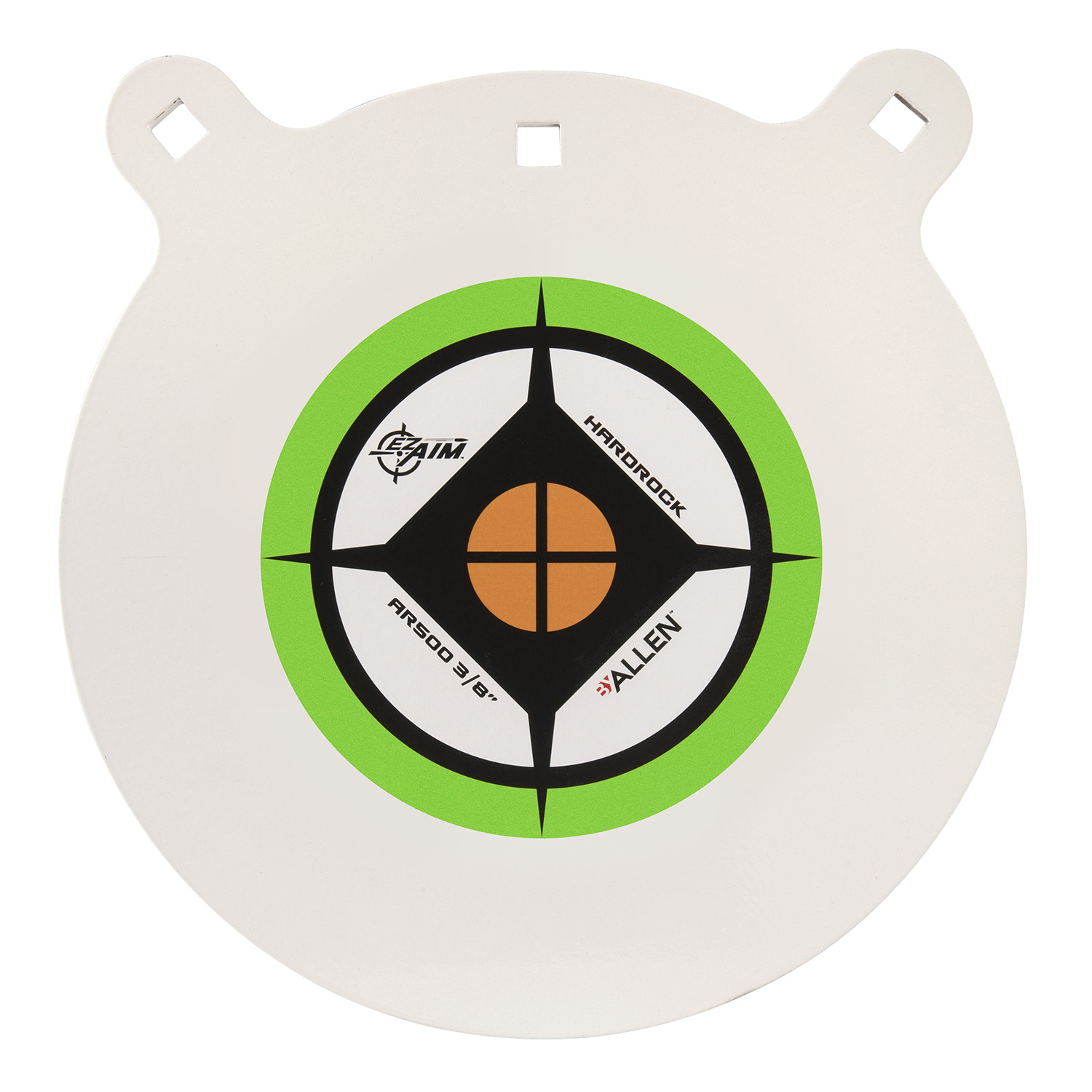 EZ-Aim 15599 Hardrock  12″ AR500 Steel Gong Shooting Target .38″ Thickness Black / Green / White