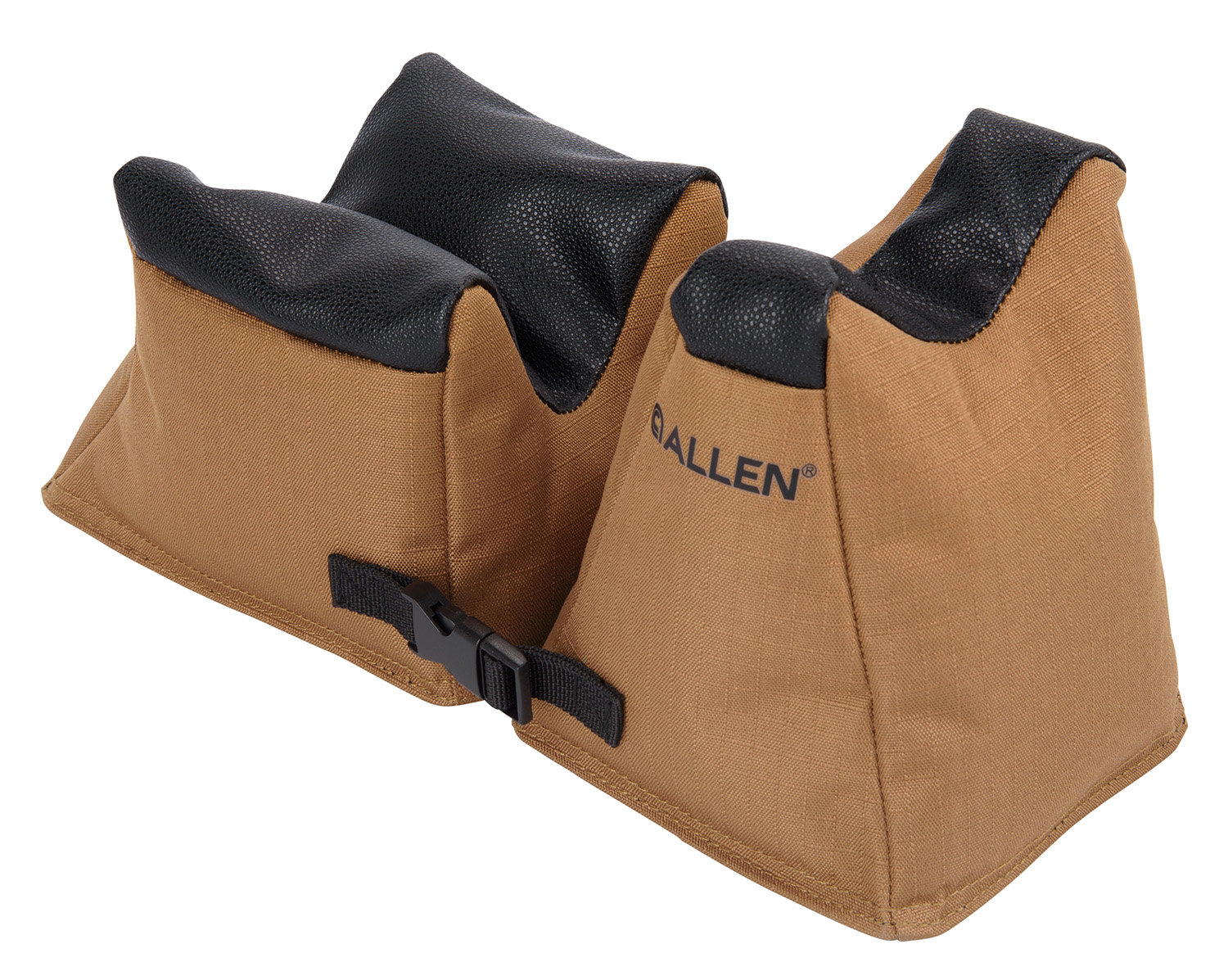 Allen 18411 X-Focus Combo Prefilled Front and Rear Bag, Coyote w/Black Accents Ripstop Polyester, Tacky Grip Bottom Weighs 5.10 lbs., 11.50″ L x 5.50″ H