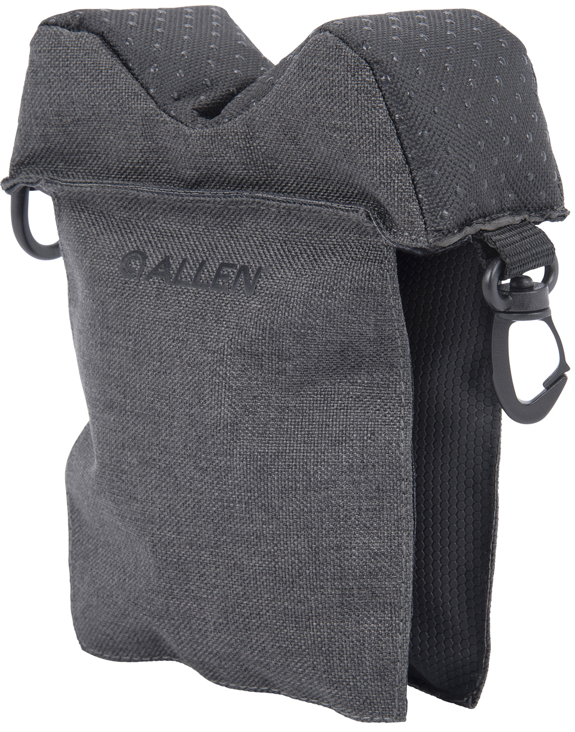 Allen 21923 Eliminator Window Prefilled Front Bag, Gray Polyester, Tacky Grip Bottom, Weighs 0.17 lbs., 5.50″ L x 7″ H