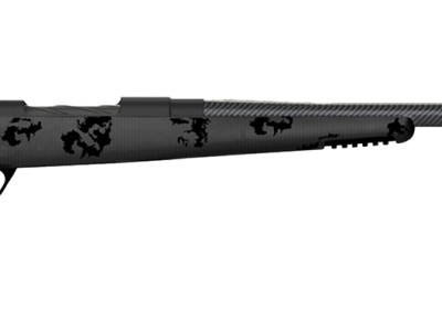 Fierce Firearms FCTRG300WIN24BBO CT Rage  300 Win Mag Caliber with 3+1 Capacity, 24″ Carbon Fiber Barrel, Black Cerakote Metal Finish & Blackout Camo Fixed Fierce Tech C3 Stock, Right Hand (Full Size)