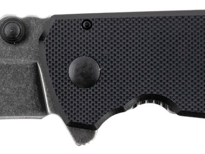 CRKT 2495K SQUID XM 2.95″ Folding Drop Point Plain Black Stonewashed D2 Steel Blade/Black G10/SS Handle Includes Pocket Clip