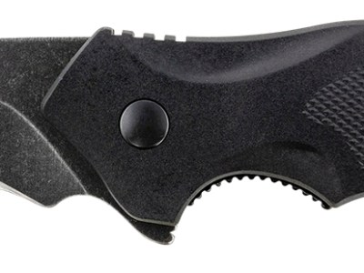 CRKT K800KKP Shenanigan  3.35″ Folding Drop Point Veff Serrated Black Stonewashed 4116 Stainless Steel Blade/ Black GRN Handle Includes Pocket Clip