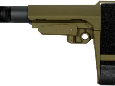 SB Tactical SBA3X04SB SBA3 X Synthetic OD Green 5-Position Adjustable for AR-Platform (Tube Not Included)
