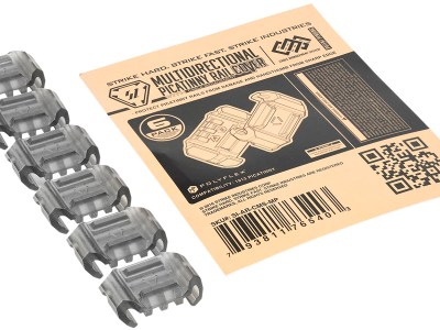 Strike Industries ARCMSMP Multidimensional Picatinny Rail Cover with Cable Management  Clear Smoke