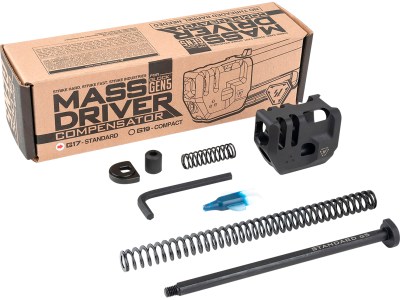 Strike Industries G5MDCOMPS Mass Driver Compensator Black for Glock 17 Gen 5