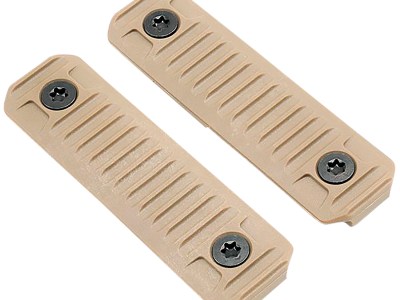 Strike Industries AR-CM-COVER-L-FDE Cable Management Cover Long 3.14″L Flat Dark Earth Polymer for M-Lok