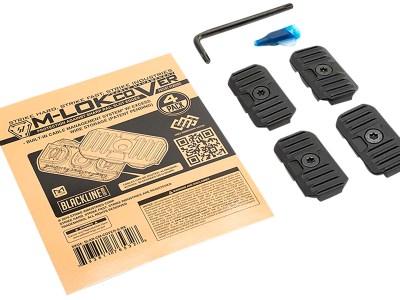 Strike Industries AR-CM-COVER-S-BK Cable Management Cover Short 1.57″L Black Polymer for M-Lok