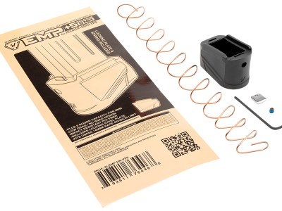 Strike Industries EMPHKVP9 Enhanced Magazine Plate  Extended +5rd 9mm Luger Black Polymer for H&K VP9