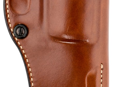 Galco PHX334 Phoenix  OWB Tan Leather Belt Slide Fits Ruger GP100 Fits S&W L Frame Right Hand