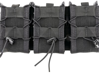 High Speed Gear 45TA00BK TACO Shingle Mag Pouch Triple Black Nylon MOLLE Compatible w/ Rifle