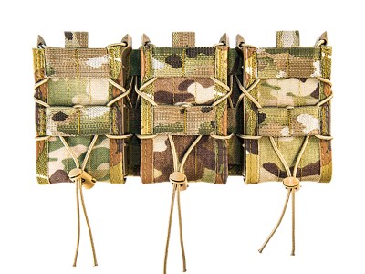 High Speed Gear 45TA00MC TACO Shingle Mag Pouch Triple MultiCam Nylon MOLLE Compatible w/ Rifle