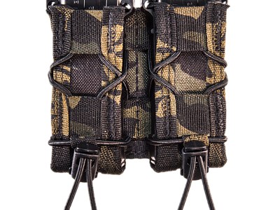 High Speed Gear 11PT02MB TACO Mag Pouch Double MultiCam Black Nylon MOLLE Compatible w/ Pistol