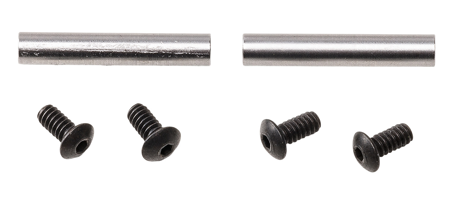Rise Armament 12005 Anti-Walk Pin Set  Black Stainless Steel AR Platform