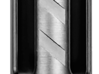 Rise Armament RA-703-223-BLK Veil Flash Hider Black Nitride Finish 416R Stainless Steel with 2.25″ OAL for 22 Cal AR-15