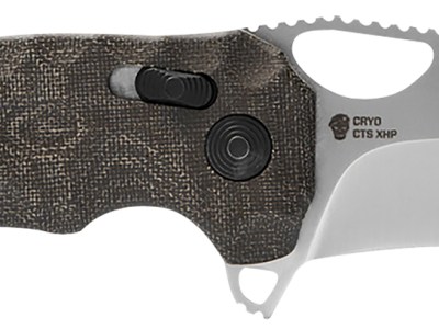 S.O.G SOG12270157 Kiku XR 3.03″ Folding Tanto Plain Satin CTS XHP Steel Blade Deep Textured Green Linen Micarta Handle Includes Belt Clip