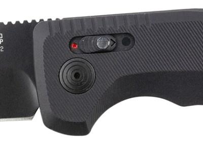 S.O.G SOG15380357 SOG-TAC Auto 3.43″ Folding Tanto Plain Black TiNi Cryo D2 Steel Blade Black Micro-Textured Anodized Aluminum Handle Includes Pocket Clip