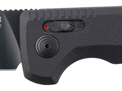 S.O.G SOG15380757 SOG-TAC Auto Compact 2.94″ Folding Straight Back Plain Black TiNi Cryo D2 Steel Blade Black Micro-Textured Anodized Aluminum Handle Includes Pocket Clip