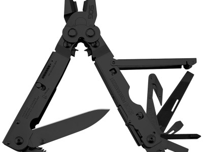 S.O.G SOGB66NCP PowerAssist  Black Oxide 420 Stainless Steel 7″ Long Features 16 Tools w/Sheath