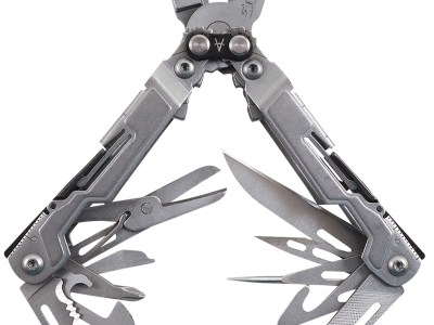 S.O.G SOG-PP1001-CP PowerPint  Stonewashed Stainless Steel 5Cr15MoV Stainless Steel Long Features 18 Tools