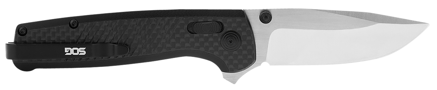 S.O.G SOGTM1025BX Terminus XR 2.95″ Folding Clip Point Plain Satin CPM S35VN SS Blade Black G10/Carbon Fiber Handle Features Box Packaging Includes Belt Clip