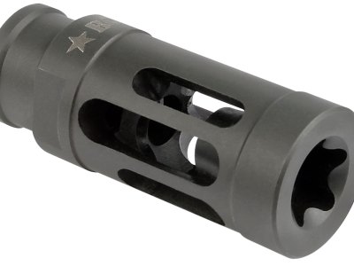 BCM GFCMOD1762 BCMGunfighter Compensator Mod 1 Black Stainless Steel with 5/8″-24 tpi Threads for 7.62mm, 300 Blackout AR-Platform