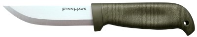 Cold Steel CS-20NPK Finn Hawk 4″ Fixed Plain Cryo 4116 SS Blade/OD Green TPR Handle