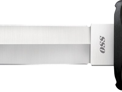 Cold Steel CS39LSSC OSS  8.25″ Fixed Plain AUS-8A SS Blade/Black Textured Kray-Ex Handle Includes Sheath