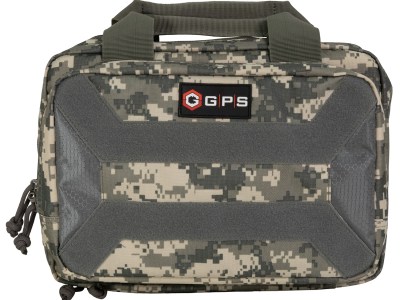 GPS Bags PC15ACU Pistol Case  Gray Digital 600D Polyester Holds 1 Handgun