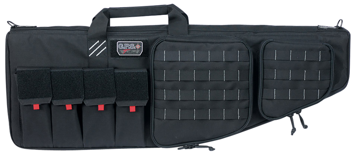 GPS Bags T32ARB Tactical AR Case 32″ Black 1000D Nylon with Mag & Storage Pockets, Lockable Zippers, External Handgun Pocket & DuPont Teflon Coating
